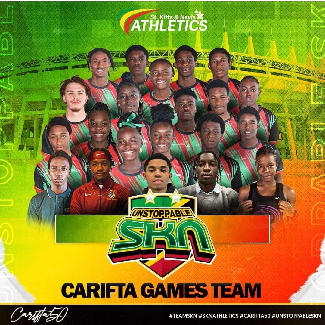 SKN: 22 member team scheduled to represent St. Kitts Nevis in this
