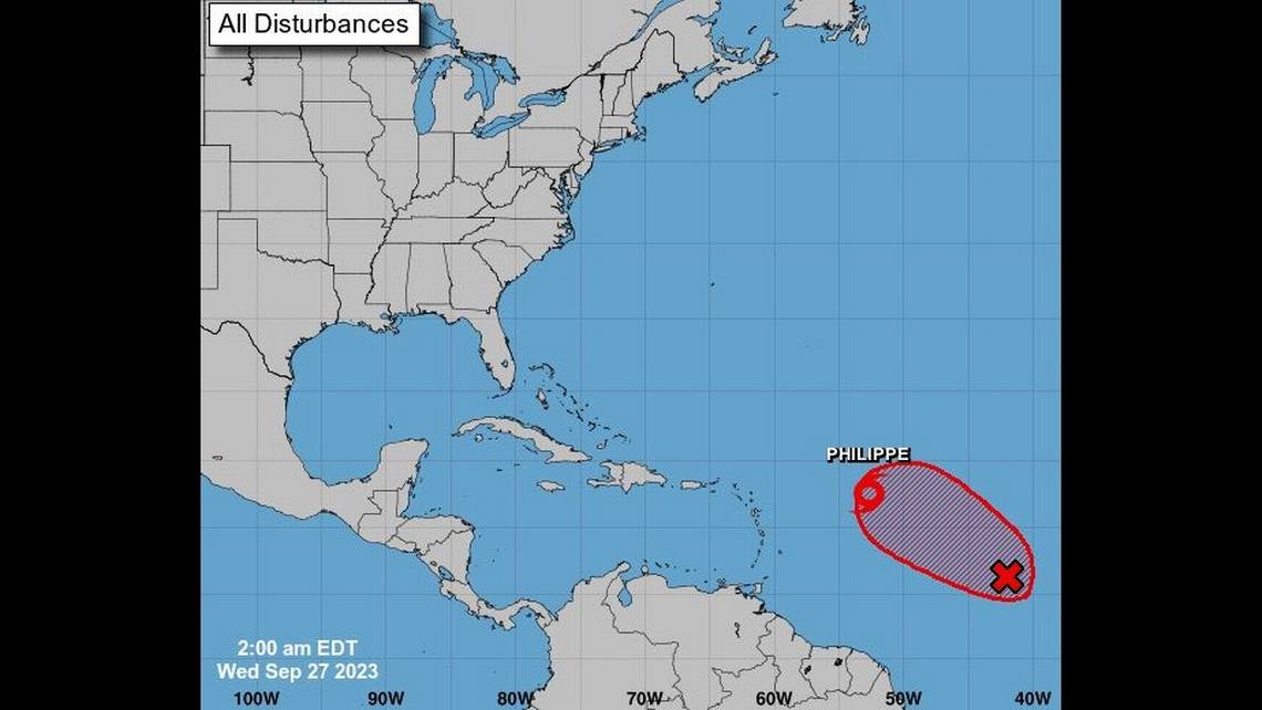 Tropical Storm Philippe and Tropical Disturbance AL91 Information