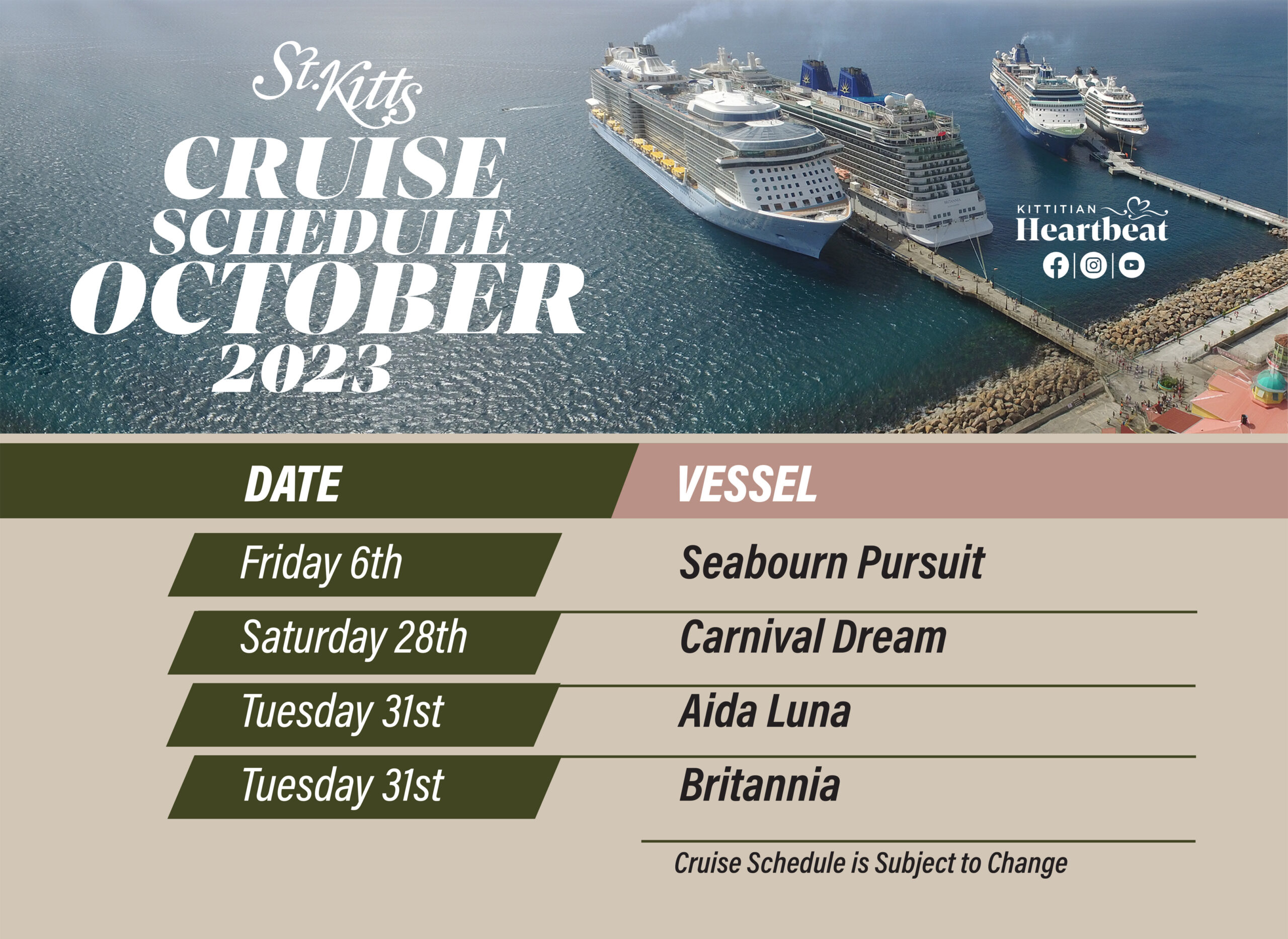 7 day cruise october 2023