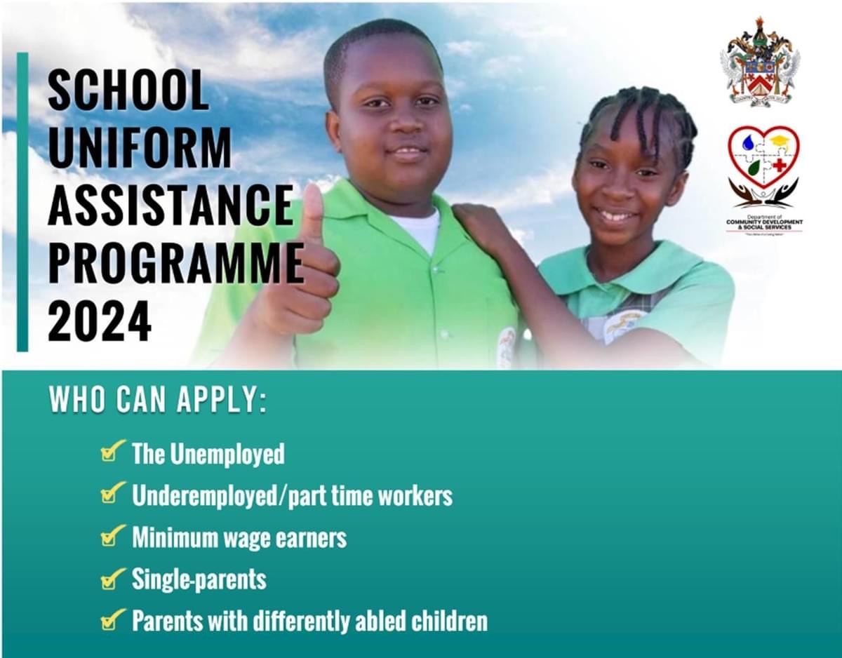 Application for the School Uniform Assistance Programme is now open ...